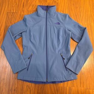 The North Face Periwinkle Blue Womens Full Zip Jacket Small Fleece Lined